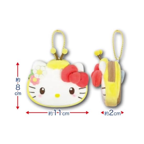 Hatakeyama Shoji Sanrio Mini Face Pouch Small Creatures Cinnamoroll Honeybee Face Pouch Mini Pouch A