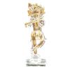 Krishna Kishan Murti Idol Statue Sculpture (5.25") | Crystal Glass