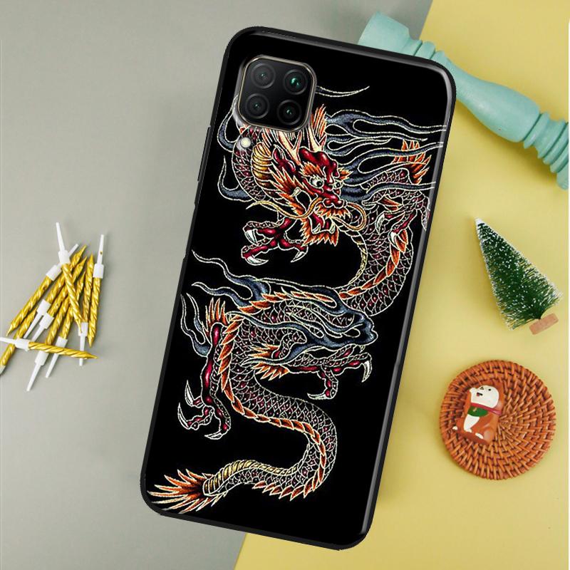 

Chinese Dragon For Huawei Nova 9 10 SE Y91 Y61 Y90 Y70 Y60 Y72 12s 12i 11i 7i 8i P60 Pro P30 P40 Lite Case Huawei P40 Lite 4G