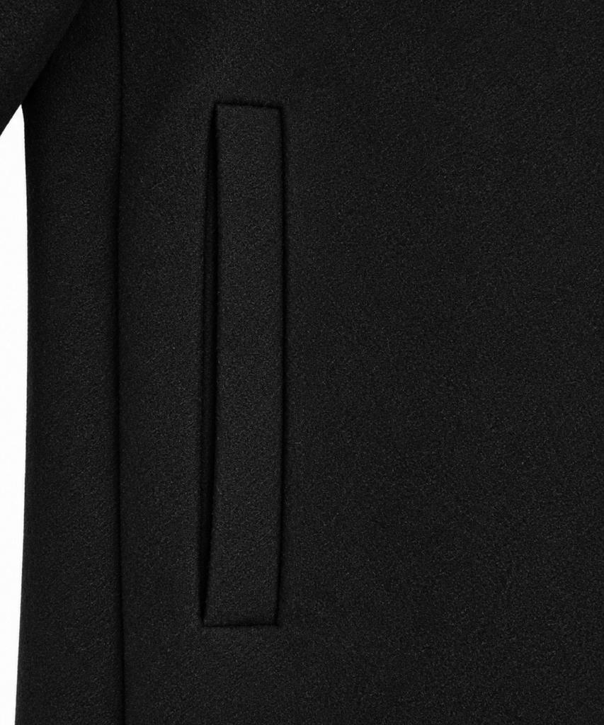 GRAYBLVD Lowell Woolblend Single Long Coat (Black)