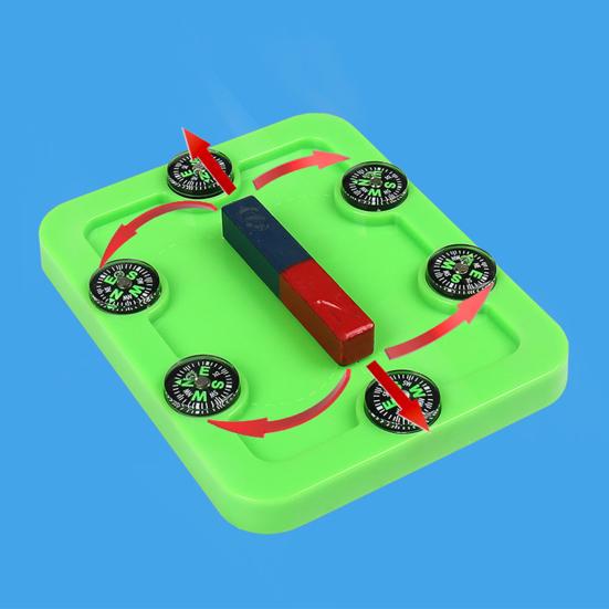 Mıknatıs Deney Kiti İyi İletkenlik Uygulamalı Yeteneği Geliştirin ABS Elektromıknatıs Deneyi Ortaokul Fiziği için Bilim Oyuncakları