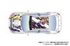 Aoshima Bunka Kyozai Itasha Séria Uma Musume Pretty Derby Mitsubishi CZ4A Lancer Evolution X Final Edition Plastikový model s.r.o.. (AOSHIMA) 1/24
