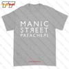 Manic Street Preachers Odwrócony T-shirt Zespół Koszulka Tee XVEH