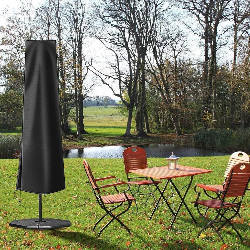 Garden Umbrella dust Cover outside Patio Dustproof Protector for Furniture Deck Apartment Balcony winter protective supplies