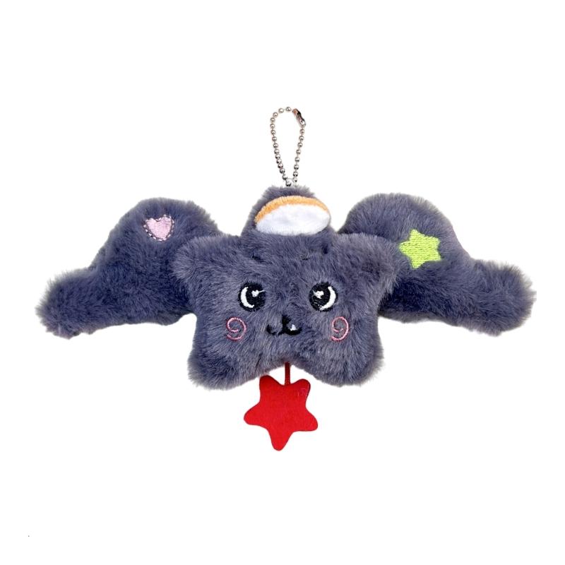Fashionable Star shaped Plush Keyring Decoration Perfect For Bags And Gift Giving Handmade Keyring Backpack Accessory