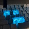 High Translucent Keycaps Enhances Backlits Illumination Effects and Long Time Use for Mechanical Keyboards