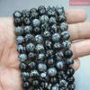 Natural stone Beads Blue Tiger Eye Round Loose Beads Diy Charm Bracelet Earrings for Jewelry Making 15" Strand 4/6/8/10/12/14mm
