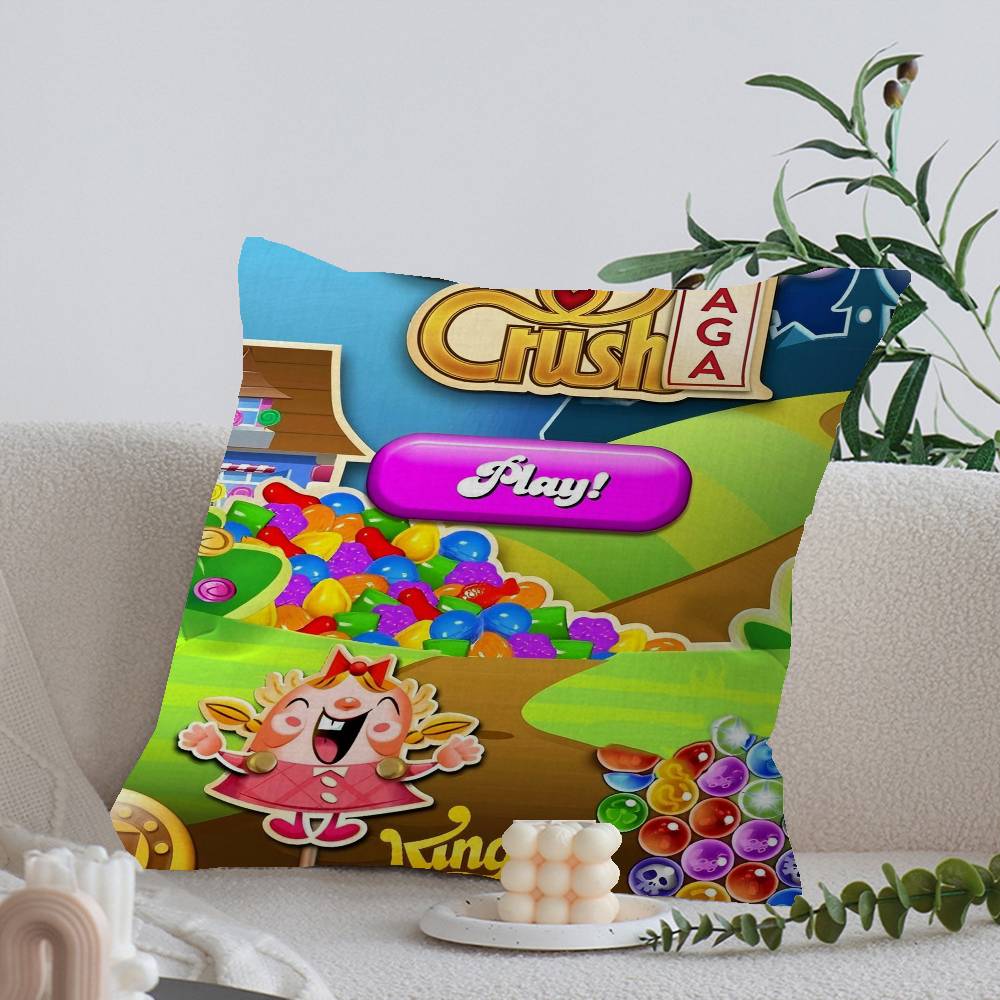 CCandy CCrush SSaga pillow cover sofa cushion cover home room decoration children gift