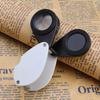 30X Handheld Magnifier K9 Optical Glass Color Filter Jewelry Identification Magnifier