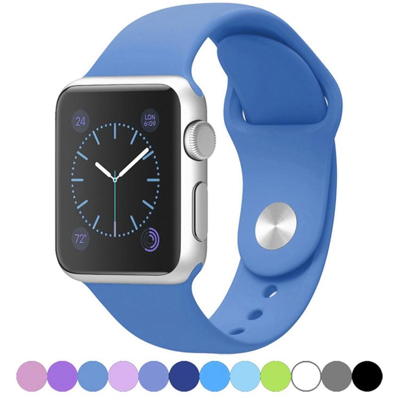 Silikonový řemínek pro Apple Watch pásek 40 mm 44 mm 45 mm 41 mm 38 mm 42 mm 49 mm pásek náramek iWatch series 3 4 5 6 se 7 8 ultra