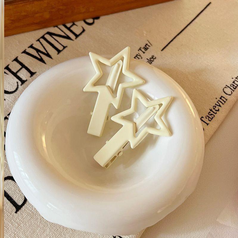 

Детская заколка для волос в виде звезды конфетного цвета для девочек - милая заколка-уточка для боковых прядей.