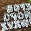 Alfabet Litery Metalowe Wykrojniki DIY Scrapbooking Papier Karty Szablon Szablon