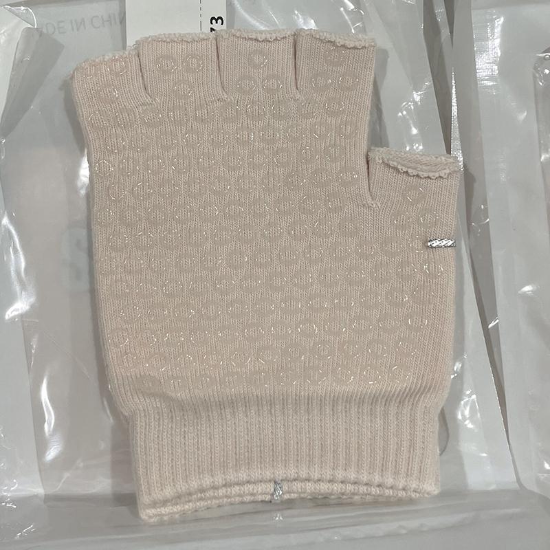 

Женские нескользящие перчатки для йоги дышащие фитнес пилатес перчатки без пальцев спорт на открытом воздухе велосипед рыбалка тренировка митенки для спортзала