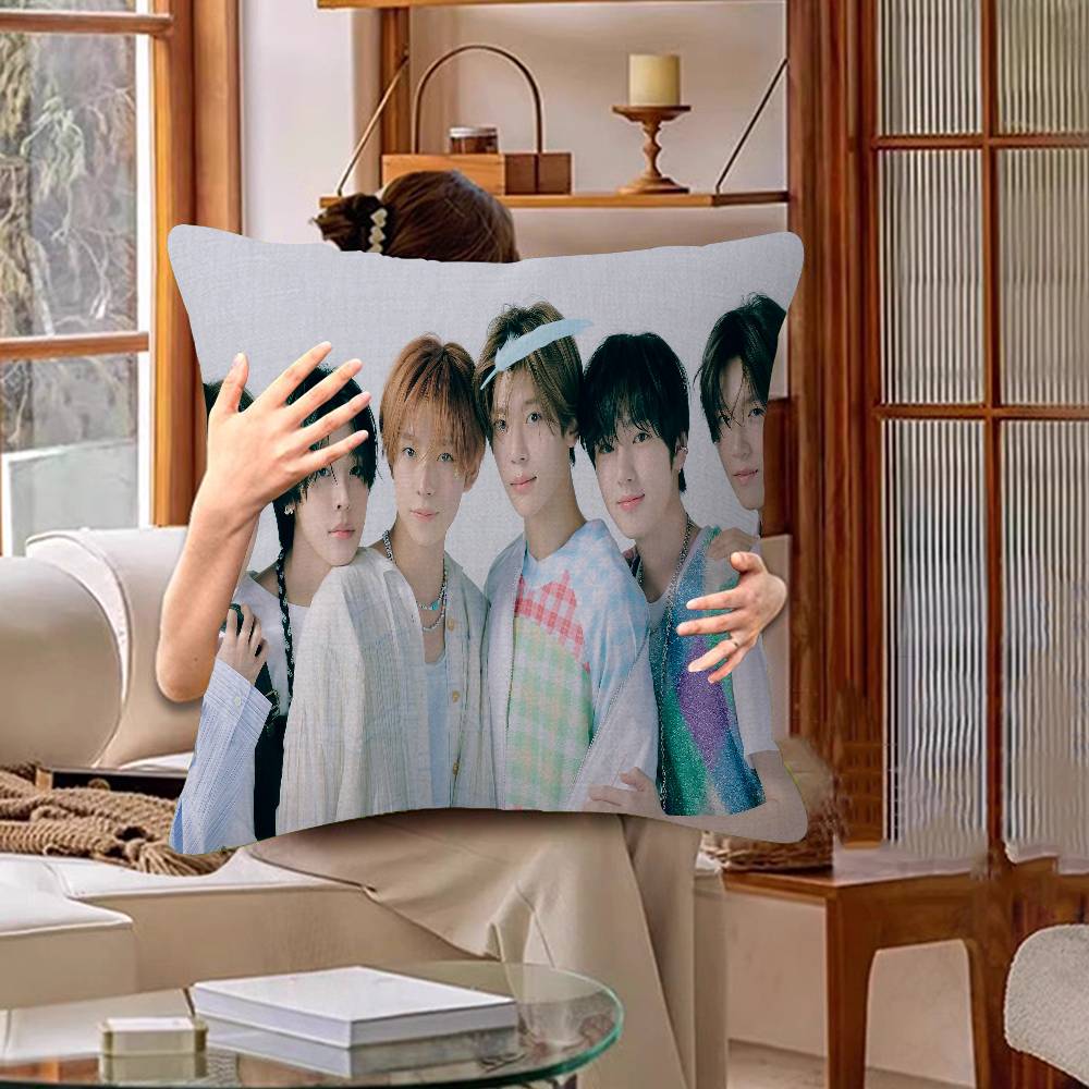 Boyband N-NCT Wish Sänger Ahorn Design Kissenbezug Glückliche Herbsternte Dekoration Feiertagsdekoration Kissenbezug
