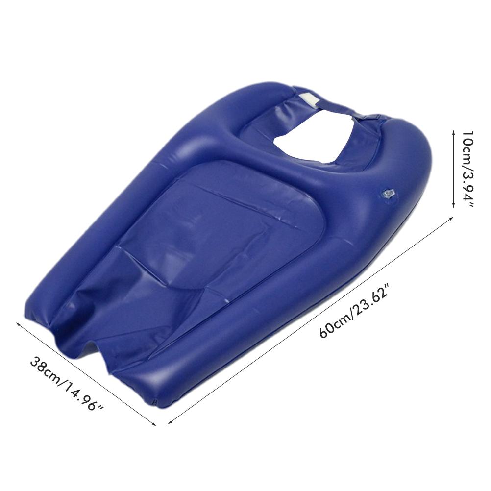 Tragbare aufblasbare Haarwaschschale PVC Schönheits-Pflegebecken Schnell aufblasbar Shampoo-Spülbecken