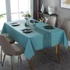 Neue Nordic Einfache Pu Tischdecke Öl Beweis Wasserdicht Waschen Kostenloser Haushalt Leder Verbrühen Tisch Matte Rechteckige Tischdecke
