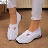 Chaussures d'été pour femmes Respirantes à semelle souple Chaussures pour femmes à enfiler en tissu grande taille 35-43 chaussures pas chères liquidation