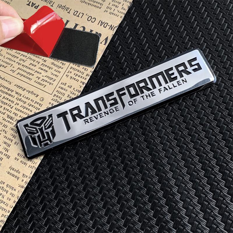 Autobots Badge Decepticons Logo Aluminum Alloy Stickers Transformation Toys Emblem Decal Phone Decoration Mobile Accessories 3D Kid Friendly