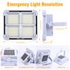 USB Type-C Rechargeable 336/288/264LEDs Solar Floodlight Outdoor Portable LED Multifunctional Spotlight IP66 Waterproof Emergency Light Solar