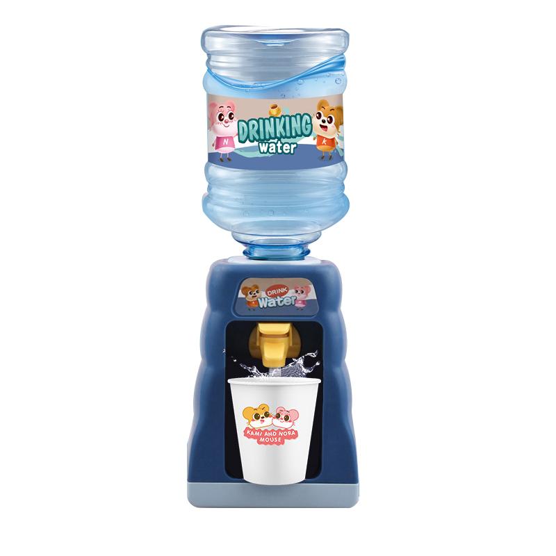 Mini Vanndispenser for Barn Barn Gave Søt Kaldt/Varmt Vann Juice Melk Drikke Fontene Simulering Tegneserie Gris Kjøkken Leke