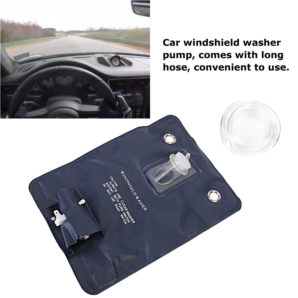 12V Universal Windscreen Washer Pump With Bottle Bag Kit Fit for Classic Car 151286776374