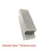 Neodymium Iron Boron Double-Sided Strong Suction Magnets for Fridges, Round and Square Shapes.