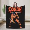 Conan The Barbarian Soft Warm Blanket  Child Plush Bedding Throws Novelty Outdoor Flannel Bedspread Sofa Bed Cover