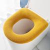 1 Uds. Funda para asiento de inodoro, calentador suave, alfombrilla lavable, cojín para asiento