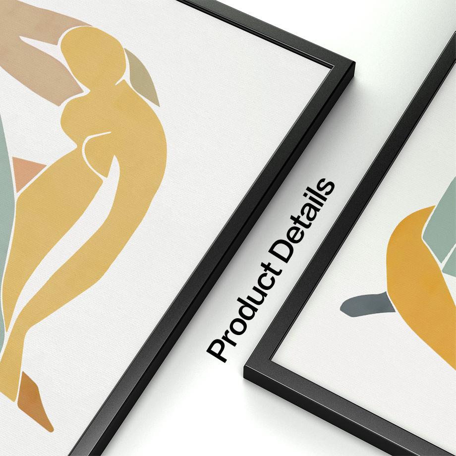 Vintage Matisse abstrakte Körper Boho Blätter Wohnzimmer Dekor Poster und Drucke Wand Kunst Leinwand Malerei Salon Home Wand Bild