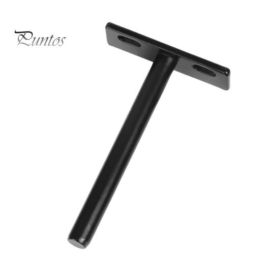 

Высокопрочный стальной плавающий держатель рамы для шкафов и полок, Т-образный невидимый дизайн, поддержка книжной полки, простая установка, самостоятельное профессиональное использование 4Inch чёрный