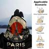 1pc Paris Eiffel Tower Soft Flannel All Season Throw for Home, Office, Outdoor UseDurable Comfort Soft Warm Throw for Home
