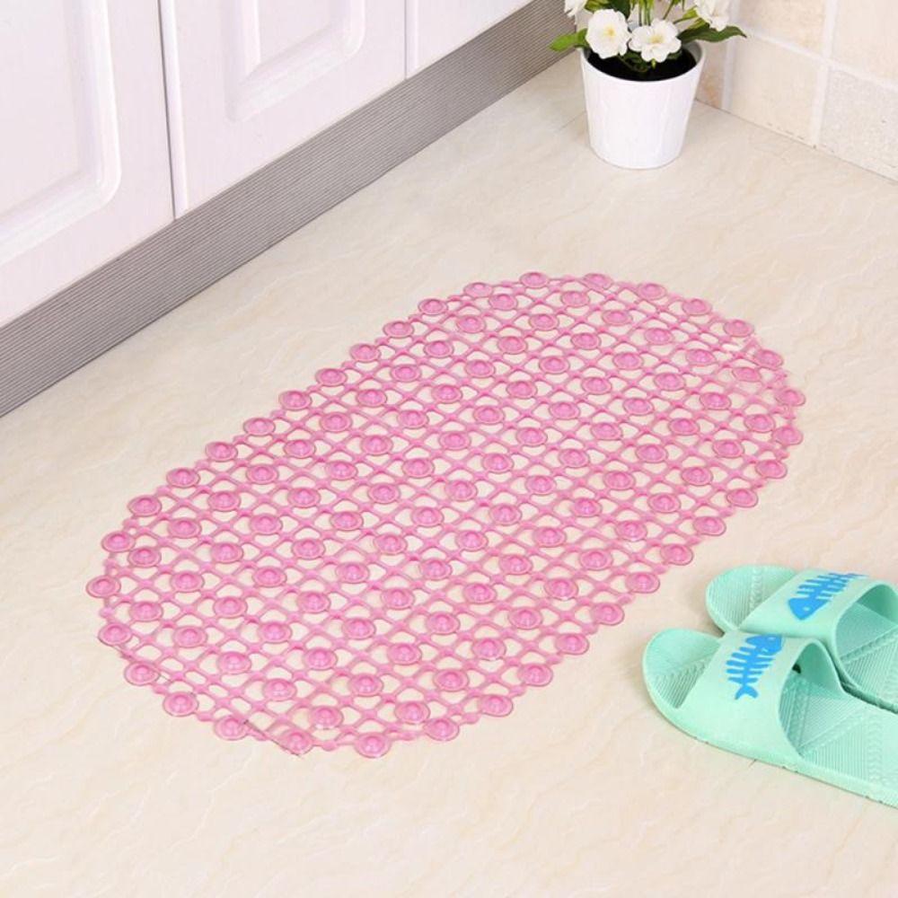 Oval Transparent Pad Massage Sucker PVC Non-slip Rug Anti-slip Mat Bath Mat Floor Mat