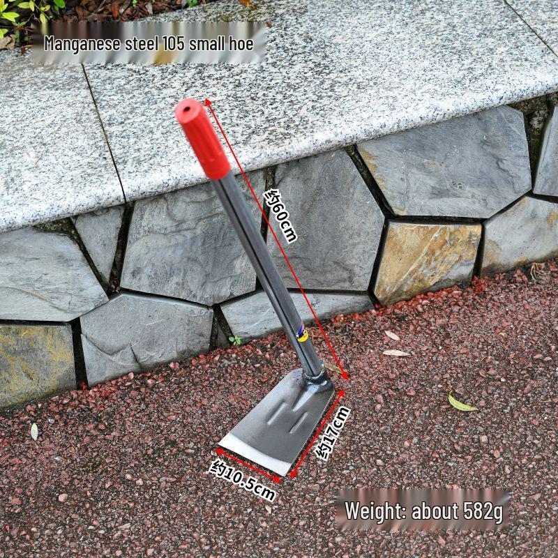 Manganese Steel Gardening Hoe for Weeding, Planting, and Digging