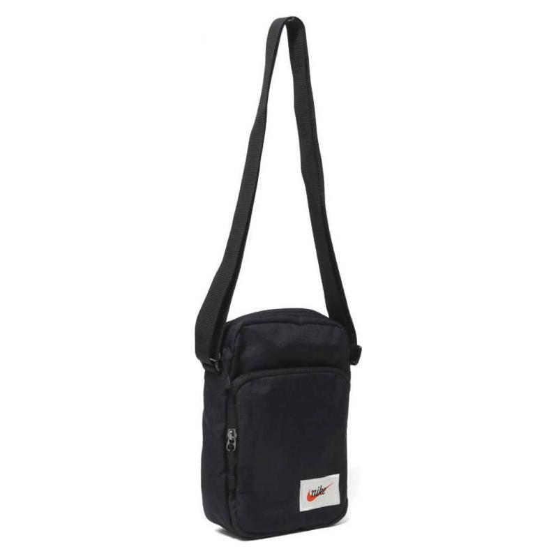 Nike Polyester Shoulder Bag, Crossbody Bag Unisex Black Casual CK0988-010