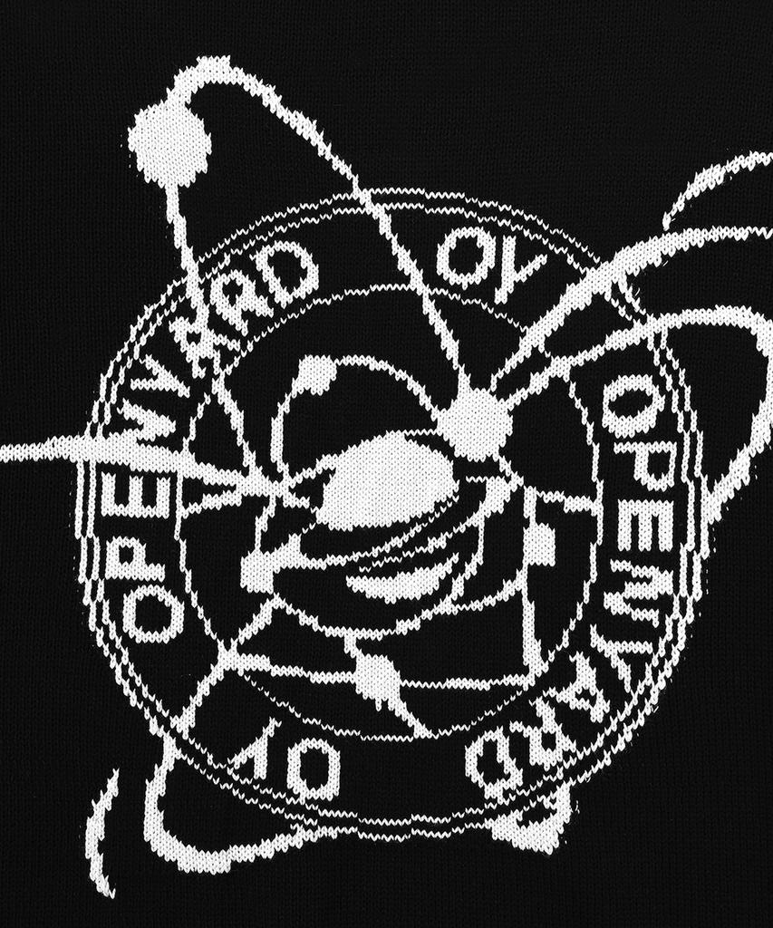 Opeunyadeu(Owai) Planitary Orbit Logo Knit - Black