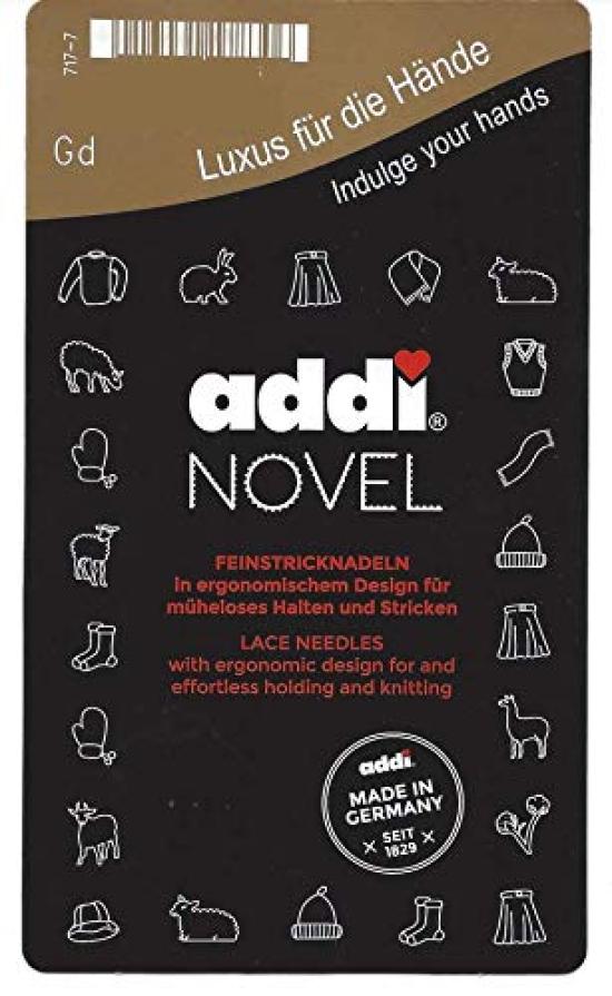 Addi Pletací jehlice Kruhové jehlice 80cm "addiNovel 8.0mm"