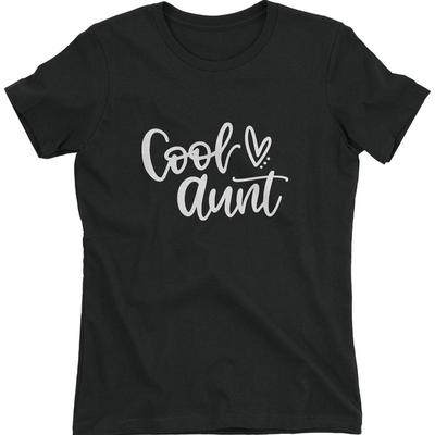 Cool Aunt Short Sleeve Cotton Shirt Cool Auntie Shirt Gift Shirt for Women Gift