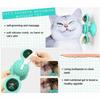 Cat Windmill Toy Funny Massage Rotatable Cat Toys with Catnip LED Ball Teeth Cleaning Pet Products