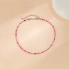 Lacteo Bohemia Multicolour Acrylic Seed Beads Necklace Women Handmade Strand Beaded Choker Short Neck Chain Simple Jewelry Party