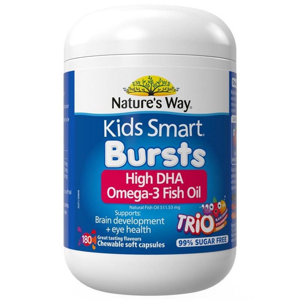 Kids Smart Omega3 Fish Trio Capsules Nature's Way Oil 180 1 Pcs 180 Tablets