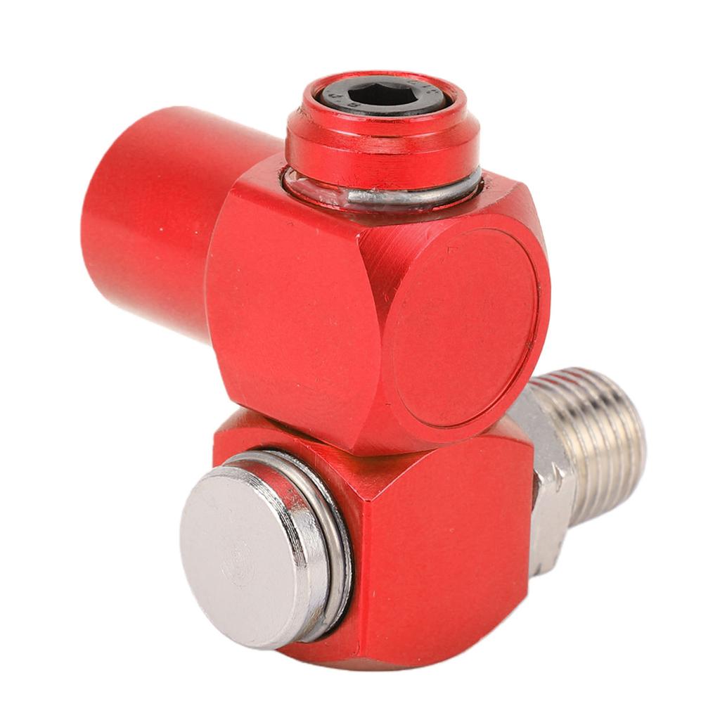 2Pcs 360 Degree Swivel Air Hose Fittings 1 4in NPT No Leakage Connector with 1 4in MNPT Quick Connect Air Compressor