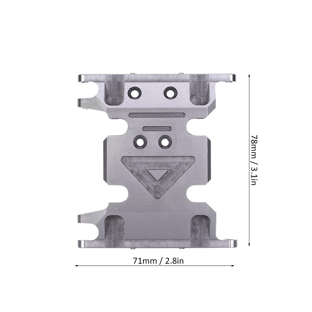 Transfer Case Bottom Base   Plate Fit for SCX10 II 1Celsius10 RC Car Model (A  )
