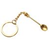 Ornaments Pendant Jewelry Gift Handmade Craft Key Ring Metal Key Chain Trinkets Spoon Keychain