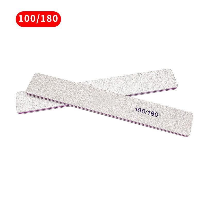 High-Quality Washable Double-Sided Square Nail File for Shaping & Polishing