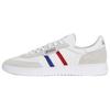 Polo Bedford Suede Round Toe Lace-Up Low-Top Sneakers Men Sneakers White 100048543
