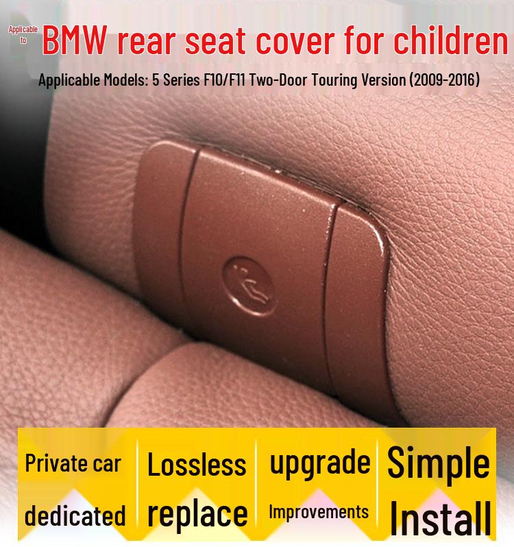 BMW F10/F11 Child Safety Seat Cover Plate for Rear Seat Buckle - 5 Series 520i/530i