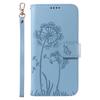 For iPhone 15 Pro Leather Case Wallet Phone Cover Dandelion Imprint