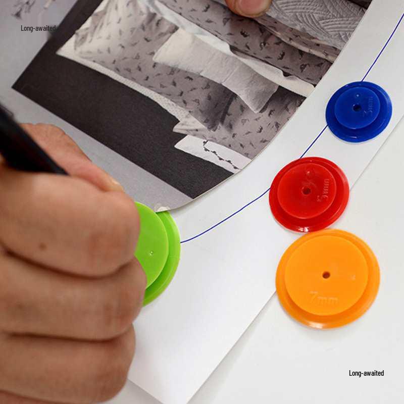 Patchwork Seam Allowance Wheel for Fabric Sewing