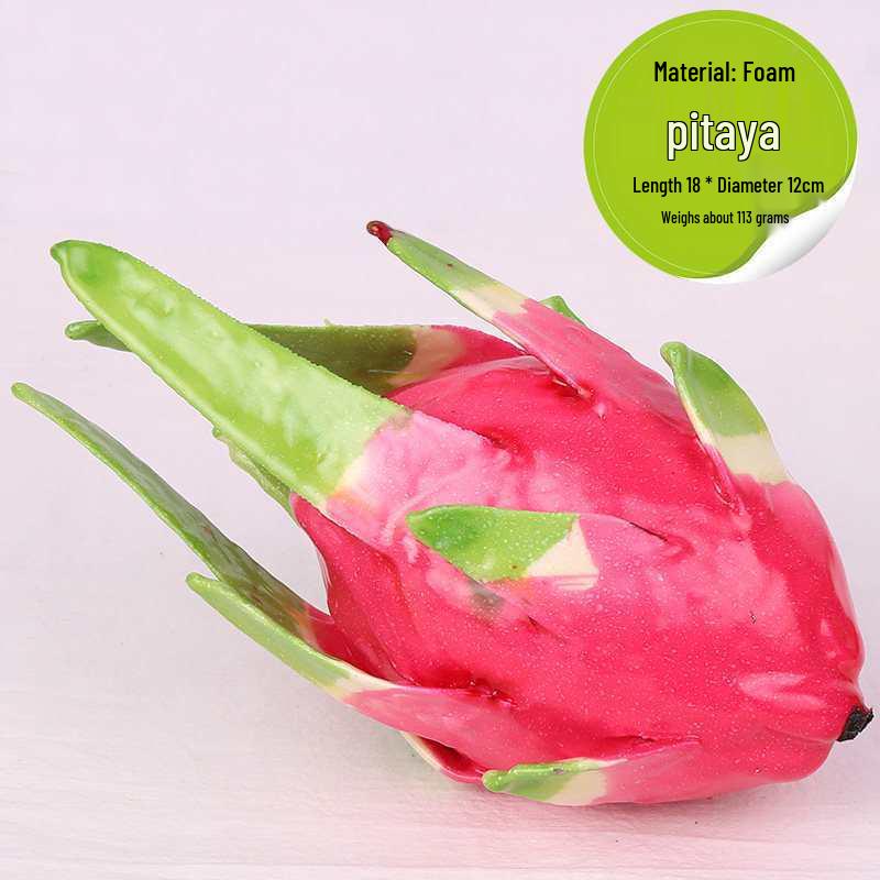Foam Fruit Model Set: Educational Toy & Display with Plastic Apples, Bananas, Grapes for Kids