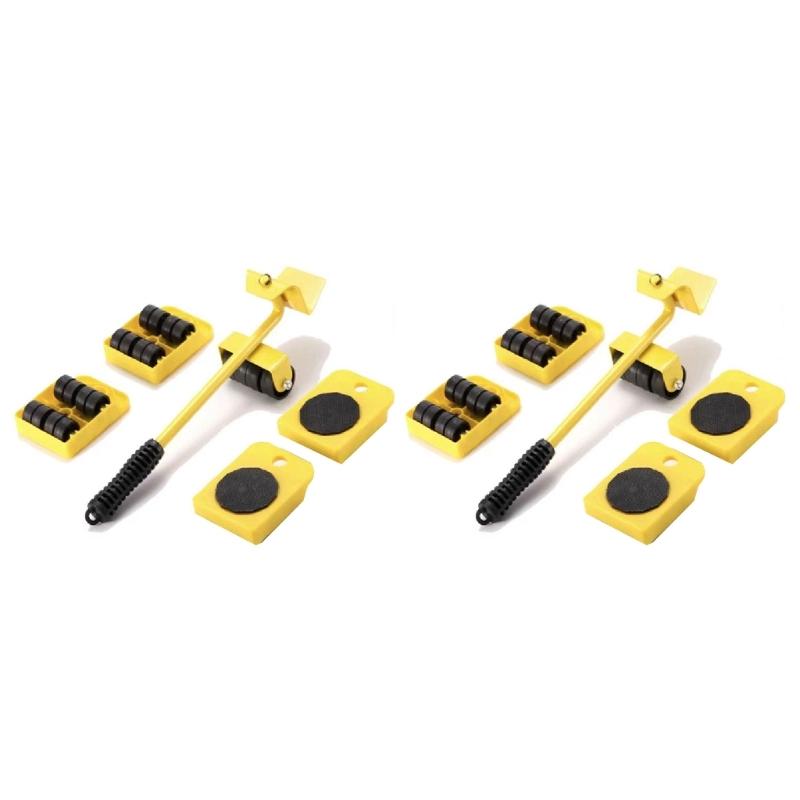 Furniture Lifter Tool Set Easy Moving Portable Sturdy Sliders for Hardwood Floor and Carpets for Home Office Appliance